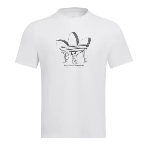 Adidas Originals Trefoil SS25 LIFT T SHIRT T Shirt Men's White