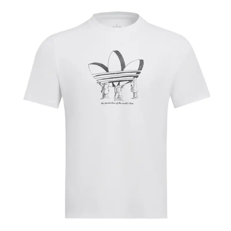 Adidas Originals Trefoil SS25 LIFT T SHIRT T Shirt Men's White