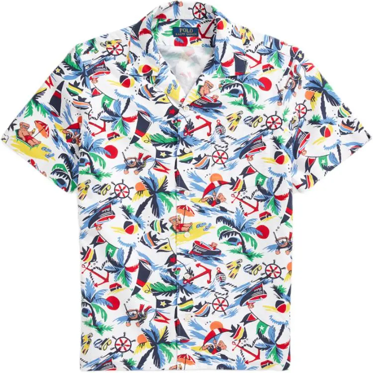Polo Ralph Lauren Polo Bear Shirt Classic Version Men's Multicolor