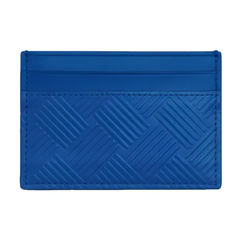 Bottega Veneta Leather Card Holder Men's Blue