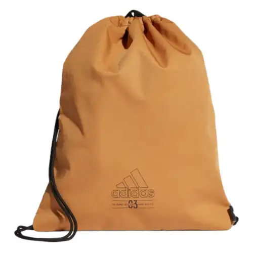 Adidas Cotton Drawstring Bag Backpack Unisex Wheat Brown