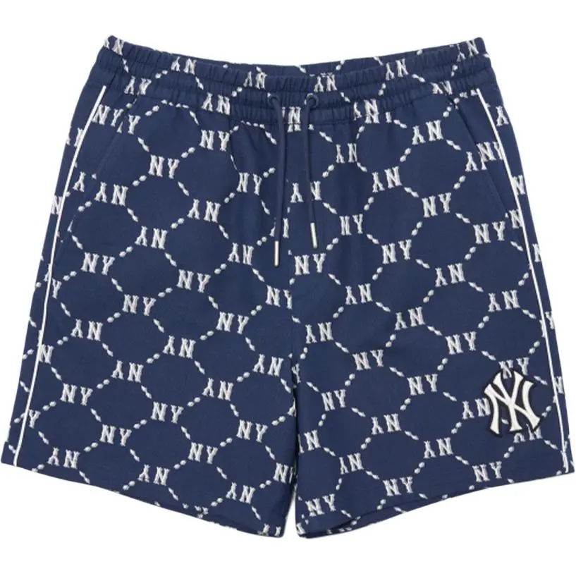 MLB Basic Logo New York Yankees Shorts Unisex Marine Blue