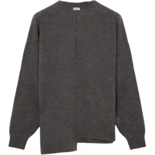 LOEWE Sweaters Women's Gray Crew Neck Moderate Other