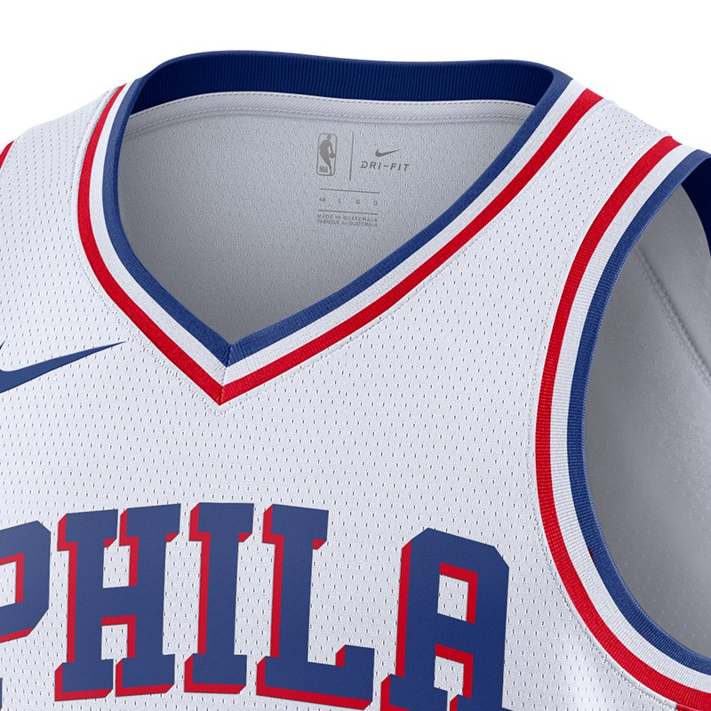 Мужская майка Nike NBA SW Jersey (белая) — фото 3