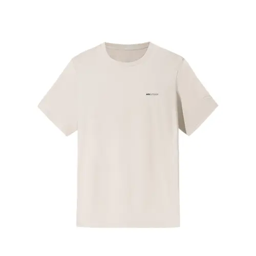 Anta Outdoor Collection T Shirt Men's Wheat Grain Gray