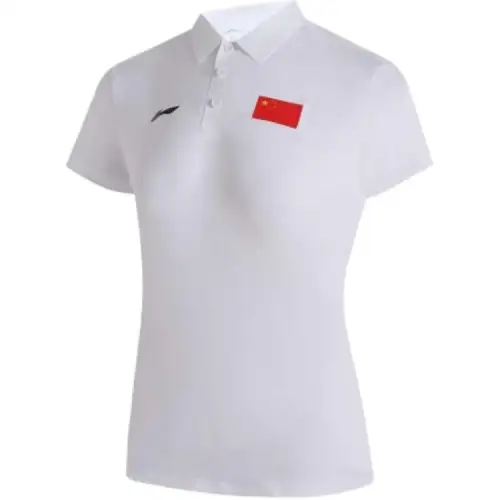 Li Ning Variety Training Collection Polo Shirt Women's Standard White