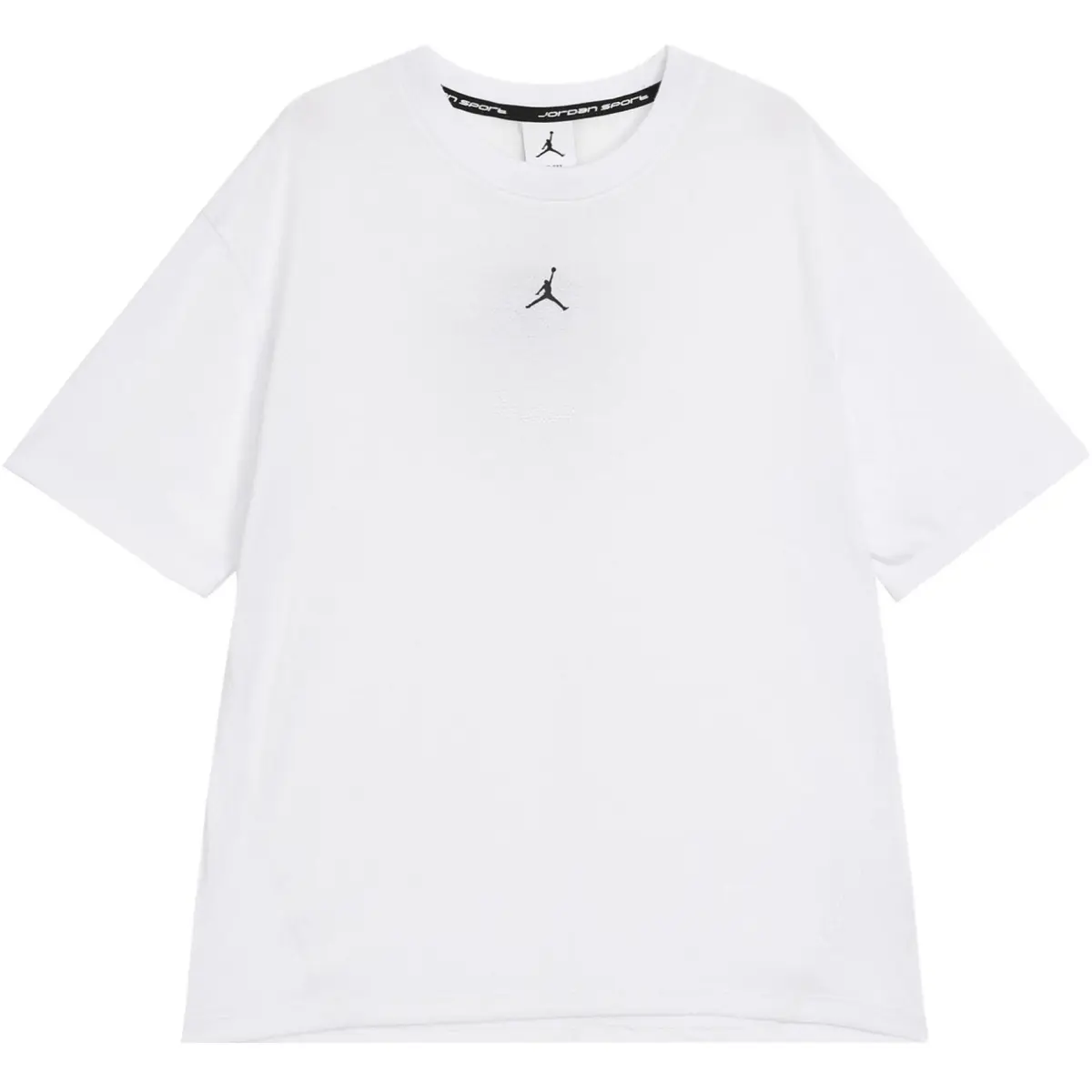 Jordan Drop Shoulder Sleeve T Shirt Women's White