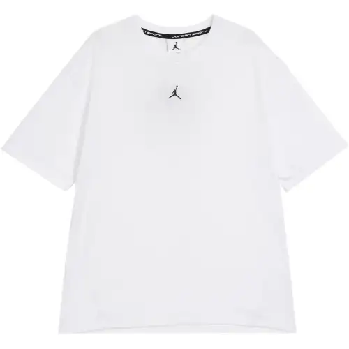 Jordan Drop Shoulder Sleeve T Shirt Women's White