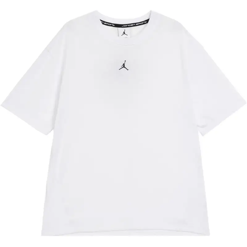 Jordan Drop Shoulder Sleeve T Shirt Women's White