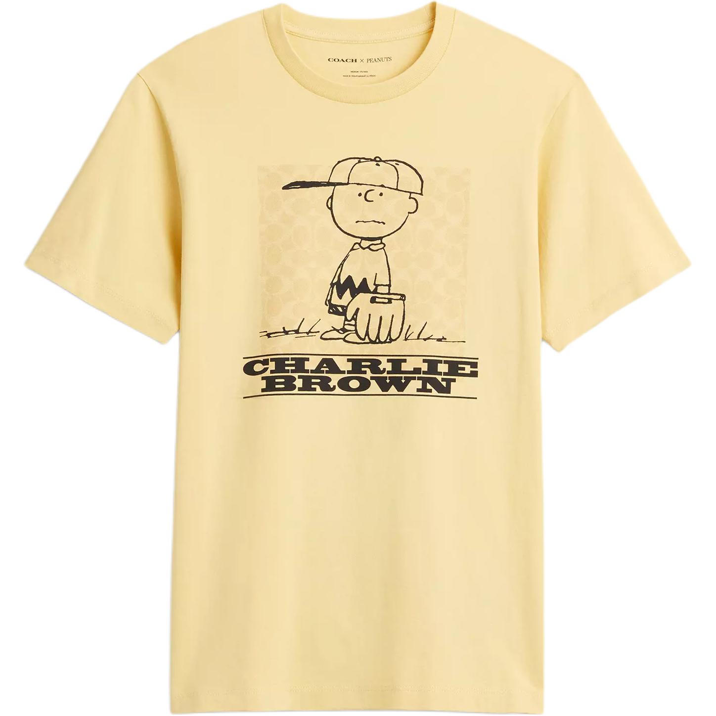 COACH x PEANUTS SS25 T Shirt Men's Yellow