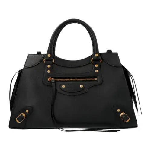 Balenciaga Leather Handbag Women's Black