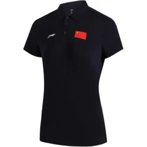 Li Ning Variety Training Collection Polo Shirt Women's Deep Blue
