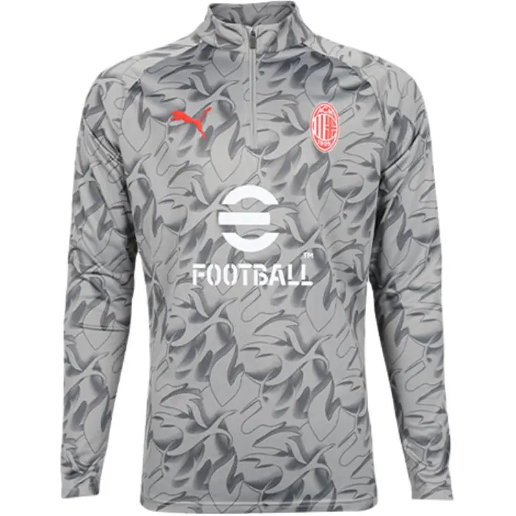 PUMA AC Milan Soccer Jersey Men's Gray