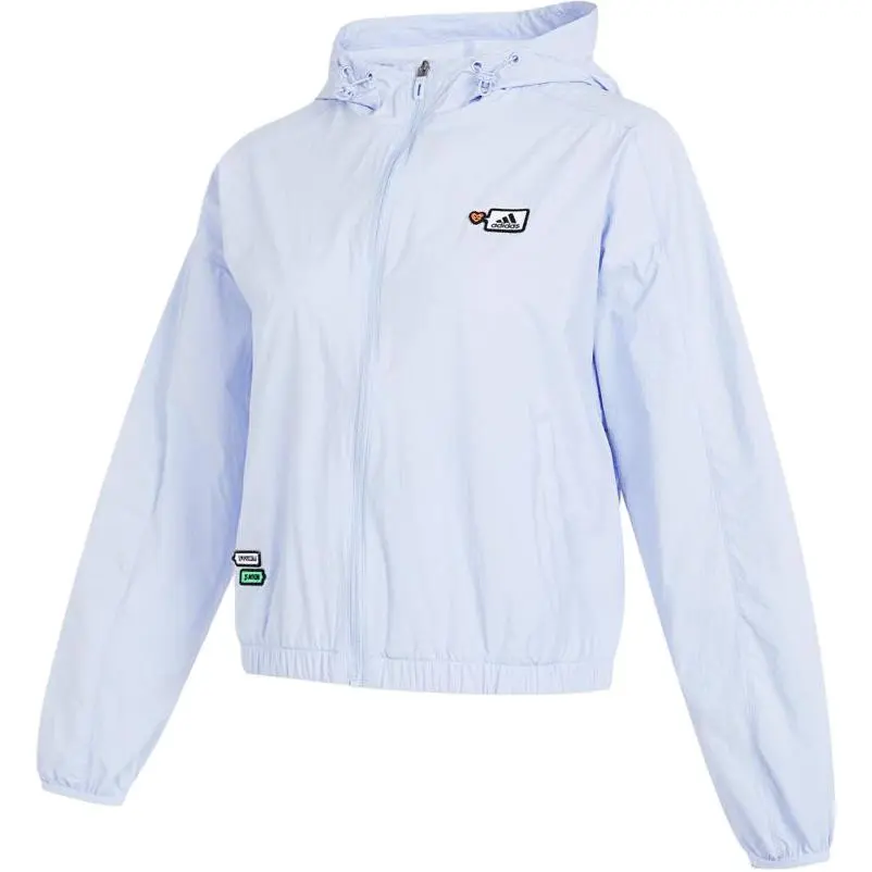 Adidas X SEEBIN SS23 Jacket Women's Light Pink Blue