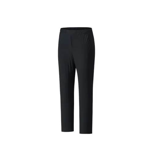 Anta Champion All Weather Collection Knitted Sweatpants Men's Basic Black
