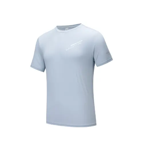 Anta Running Collection T Shirt Men's Morning Mist Blue