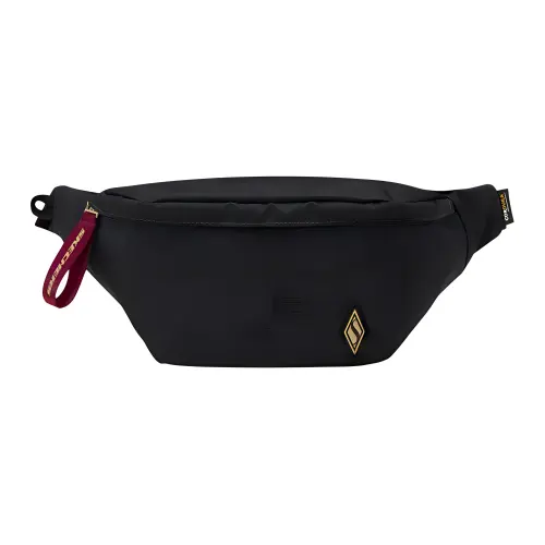 Skechers Polyester Dumpling Bag Fanny Pack Regular Unisex Black