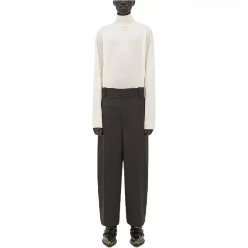 Bottega Veneta Casual Pants Men's Khaki Moderate Straight Fit Pants