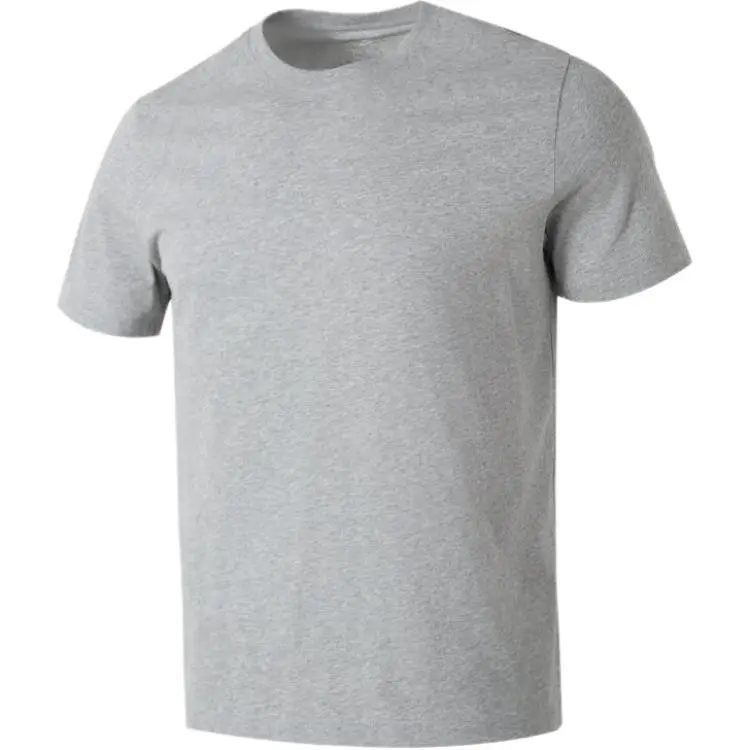 Nike T-Shirts Men's Gray Crew Neck Moderate