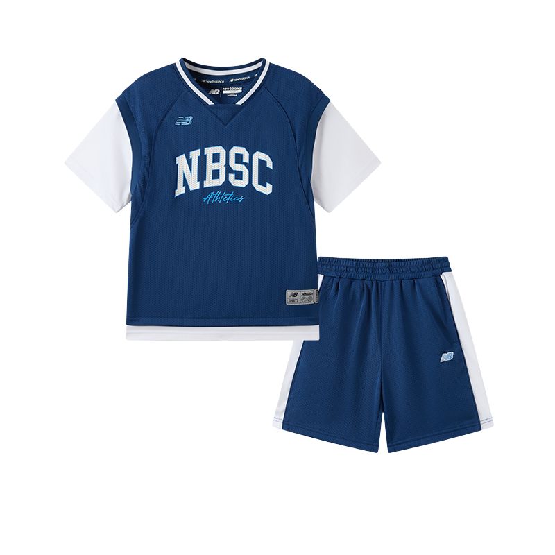 Спортивный костюм New Balance NBSCNB Athletics (темно-синий)