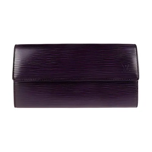 LOUIS VUITTON Sarah Epi Leather Wallet Women's Purple