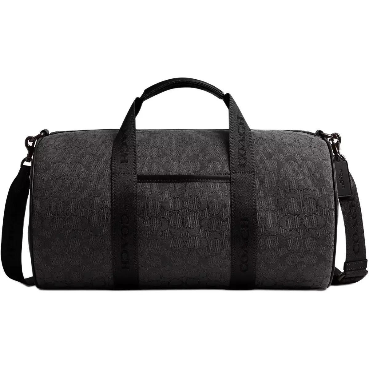 COACH Leather One Shoulder Handbag, Travel Bag Men's Black