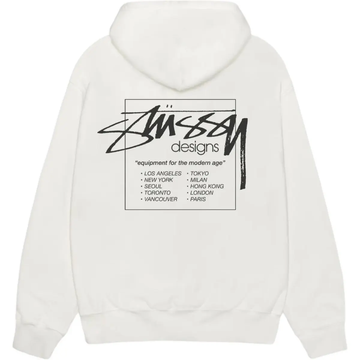 Stussy SS25 MODERN AGE ZIP HOODIE PIGMENT DYED