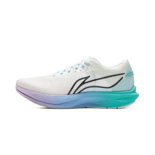 Li Ning ZhuiFeng Cushioning Breathable Support Low top Physical Fitness Test & Exam Running Shoes Men's White Green