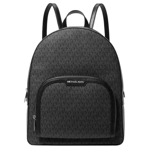 MICHAEL KORS Coated Canvas Backpack Large Women's Black