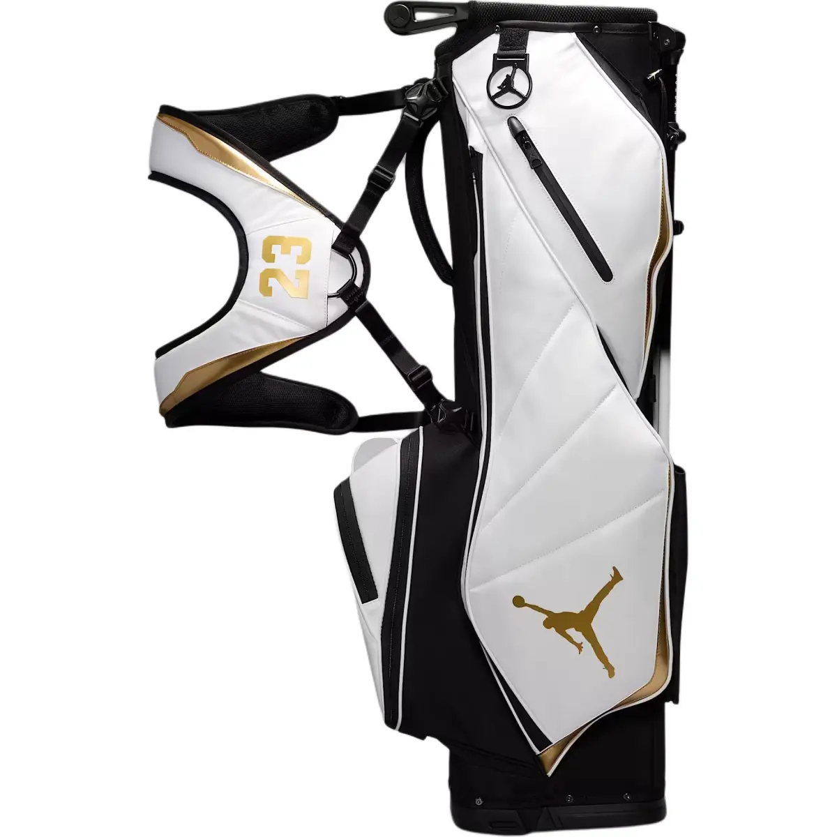 Jordan Fadeaway Polyester Golf Club Bag Travel Organizers Unisex White