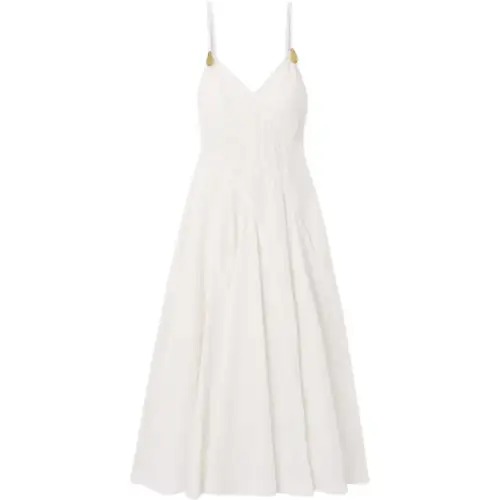 Bottega Veneta FW25 Sleeveless Dress Women's Gray White