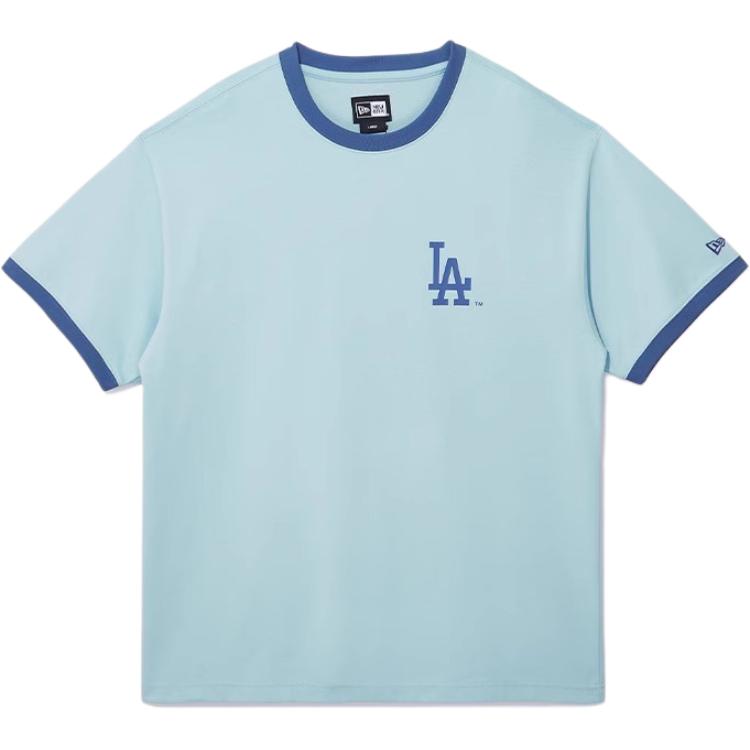 Футболка New Era x MLB (бело-голубая)