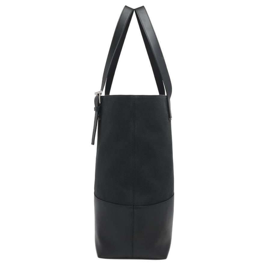 Мужская сумка Alexander McQueen T-Bar Tote (черная) — фото 2
