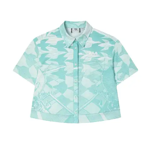 FILA x M.C.ESCHER Shirt Women's Blue