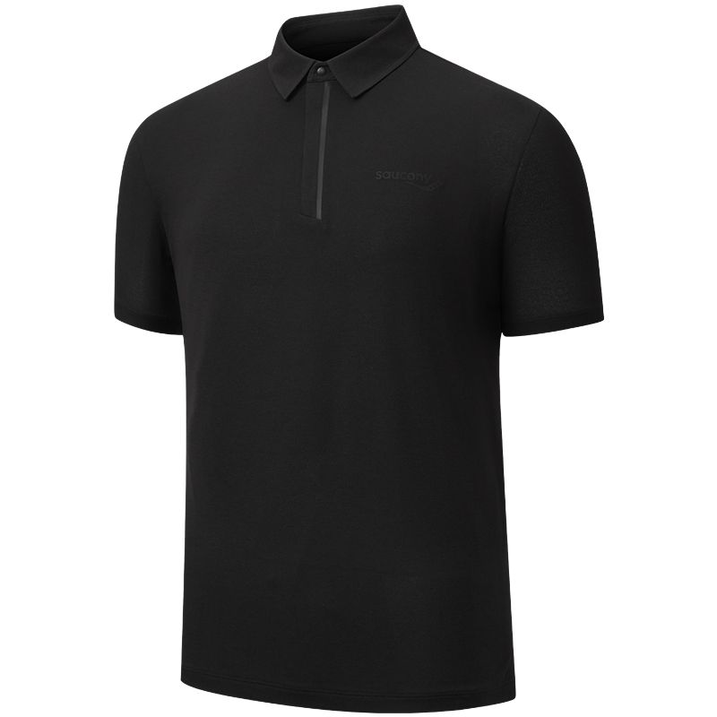 Мужская футболка Saucony Saucony SS25 Polo (черная)