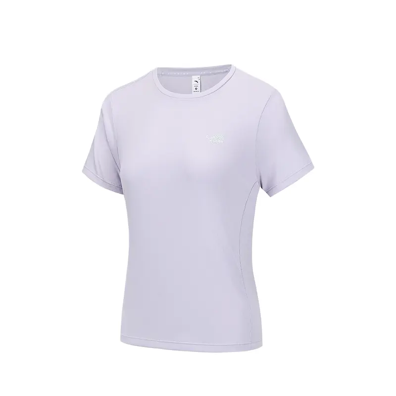 Anta Running Collection T Shirt Women's Light Purple Gray