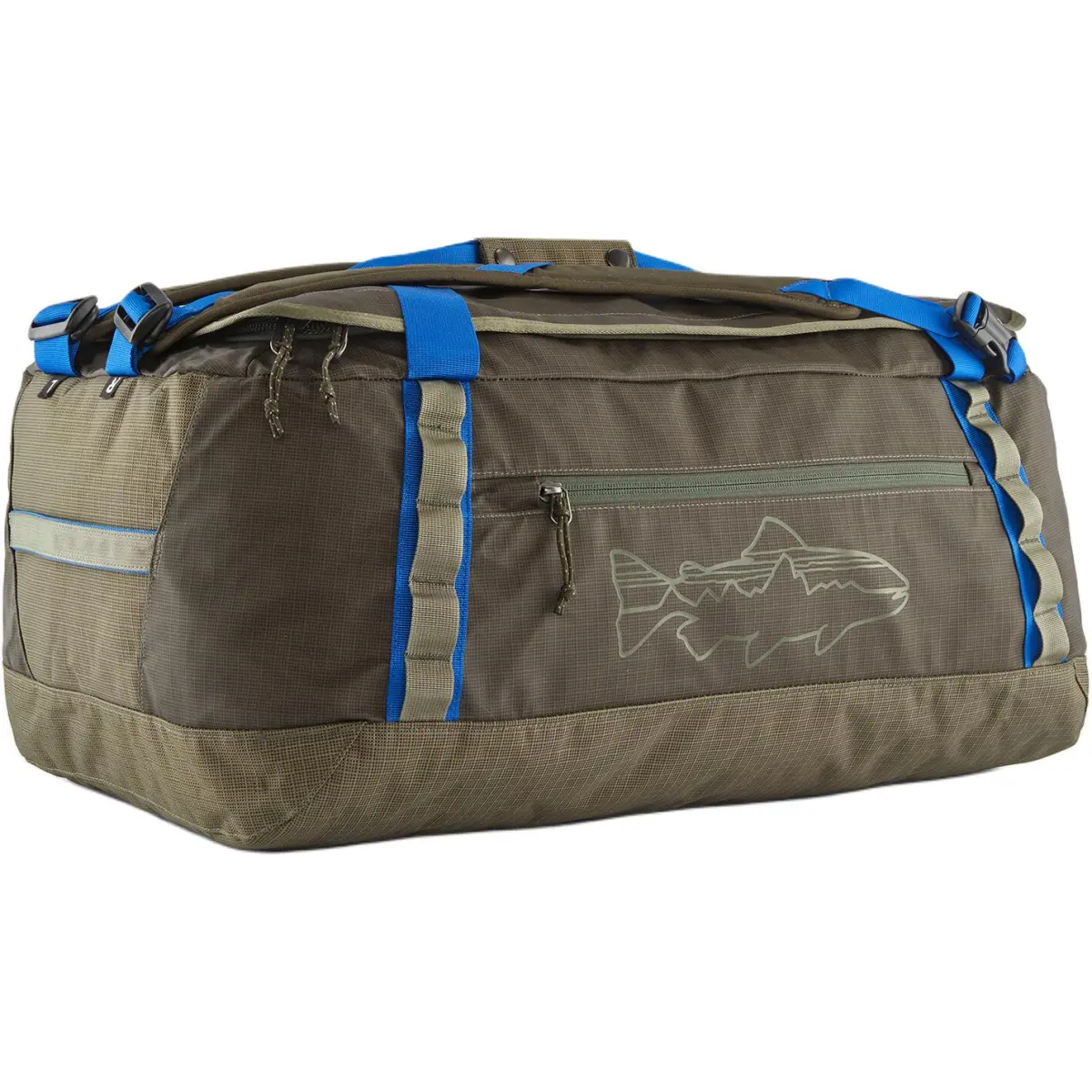 Patagonia Black Hole 55L Polyester Travel Bags Unisex Basin Green