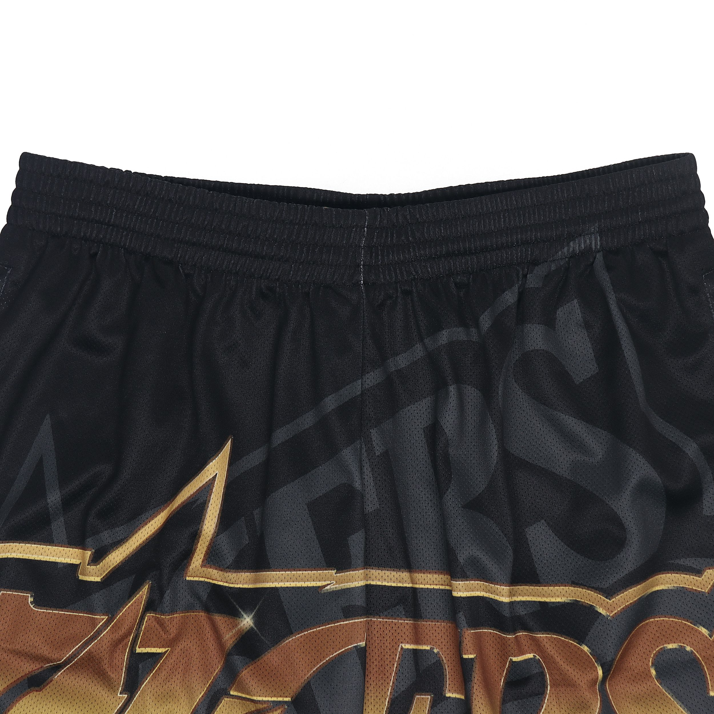 Mitchell Ness Basketball Shorts Unisex Black Moderate Straight Fit Pants