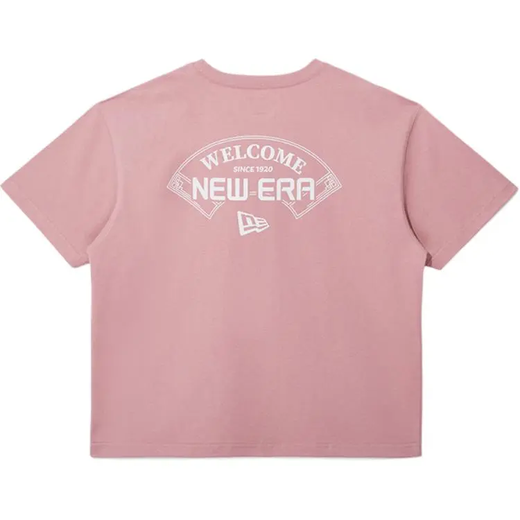 New Era T-Shirts Women's Pink Crew Neck