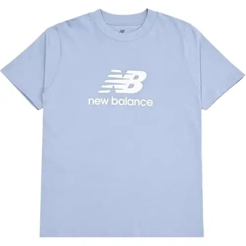 New Balance T Shirts Men's Blue Crew Neck