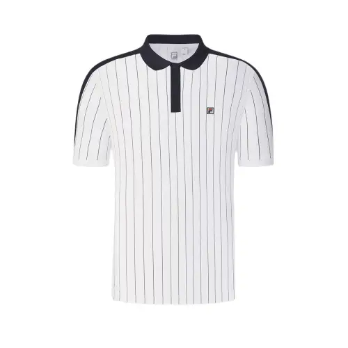 FILA Tennis SS25 Polo Shirt Men's White