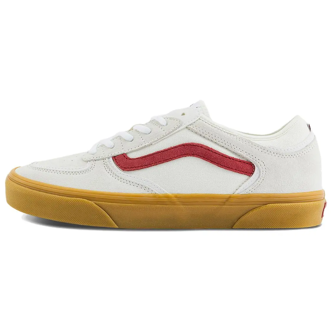Vans Skate Rowley Low top Skateboard Shoes Unisex White Red Brown