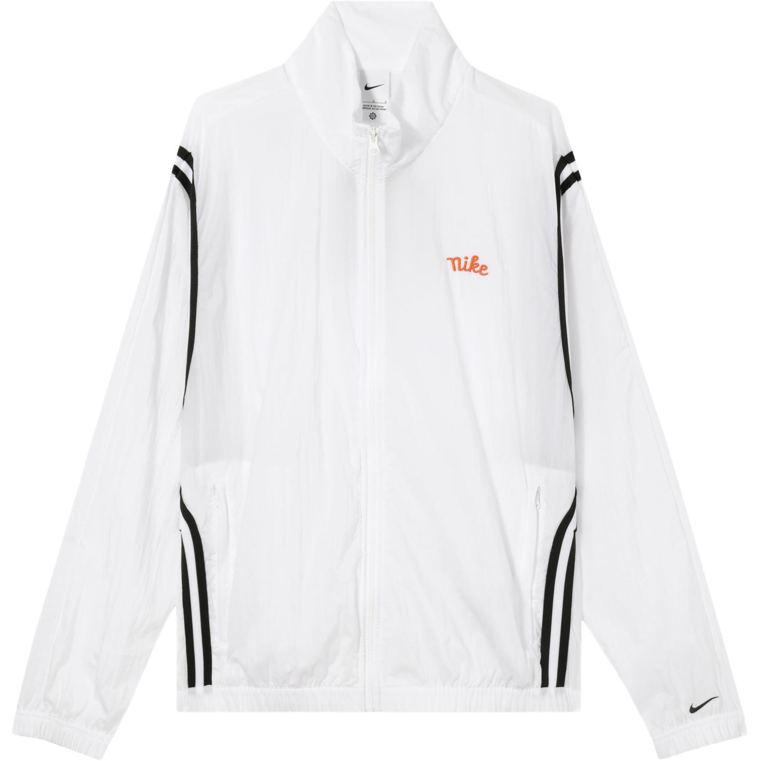 Nike DNA model, basketball white football uniform with zipper, loose fit