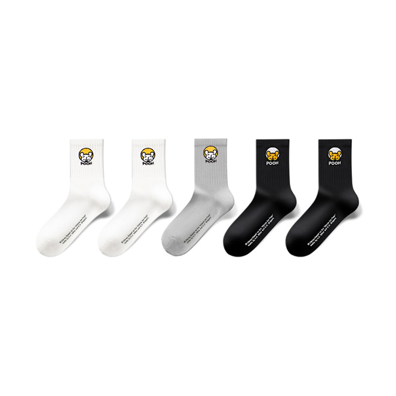 Disney Winnie The Pooh Series Ankle Socks Men’s Shopping Bag 5 Pack