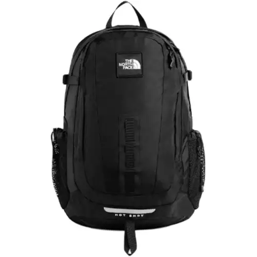 THE NORTH FACE30L Hot shot logo, comfortable and convenient large-capacity outdoor bag, nylon black, same style for men and women, couple style