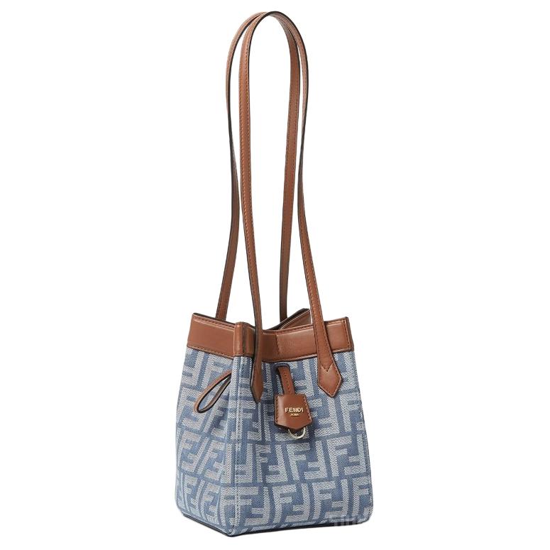 Сумка Fendi Origami (синяя) — фото 2