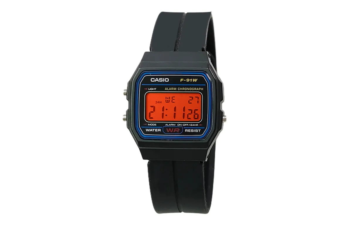 CASIO Custom Collection Quartz Movement Silicone Strap Watch Men's Watches Black Dial