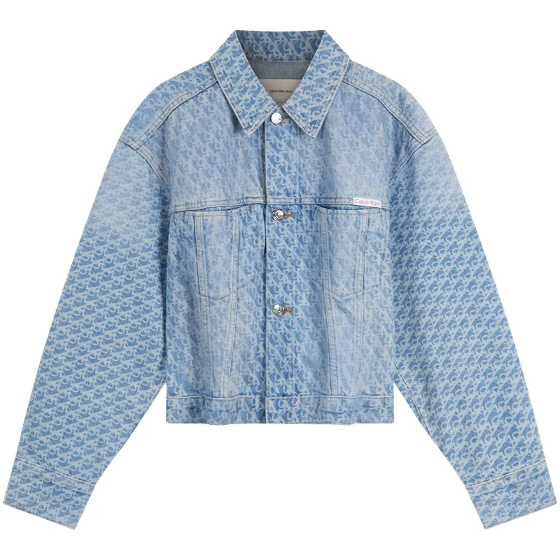 CALVIN KLEIN Denim Jacket Women's Gift Box Set Included