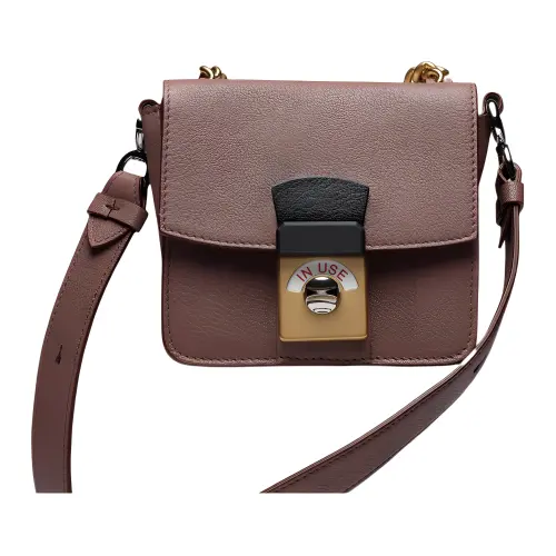 Maison Margiela Sheepskin Crossbody Bags Women's Pink