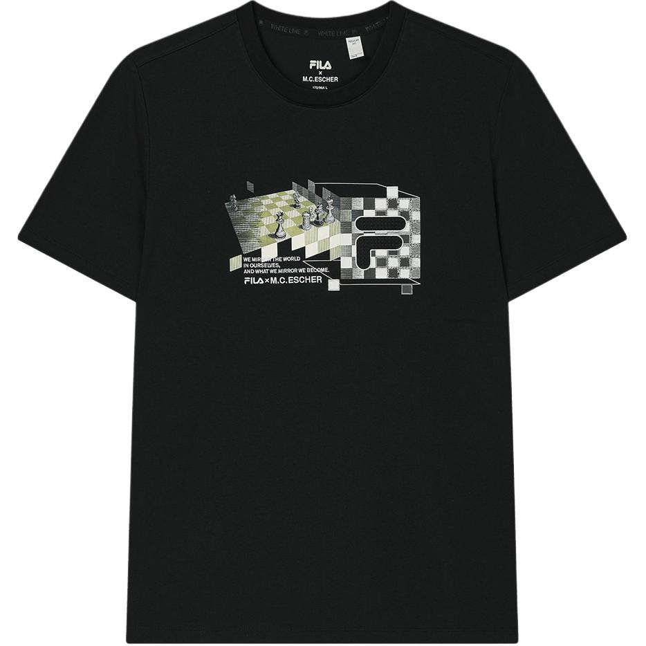 Мужская футболка Fila FILA x M.C.ESCHER HERITAGE T (черная)